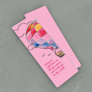Pink Balloon Bookmarker