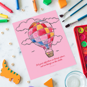 Children’s A6 Pink Balloon Notepad